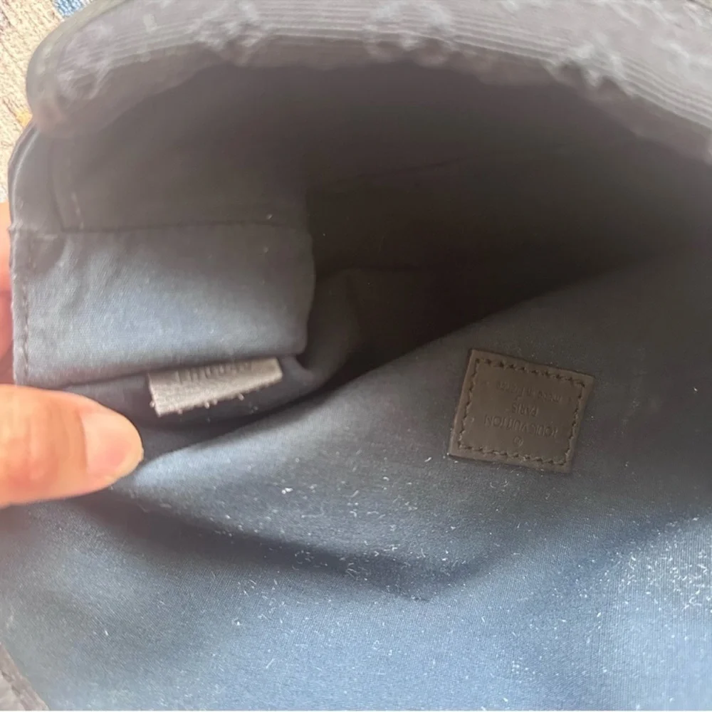 Louis Vuitton Dark Blue Denim Shoulder Bag
